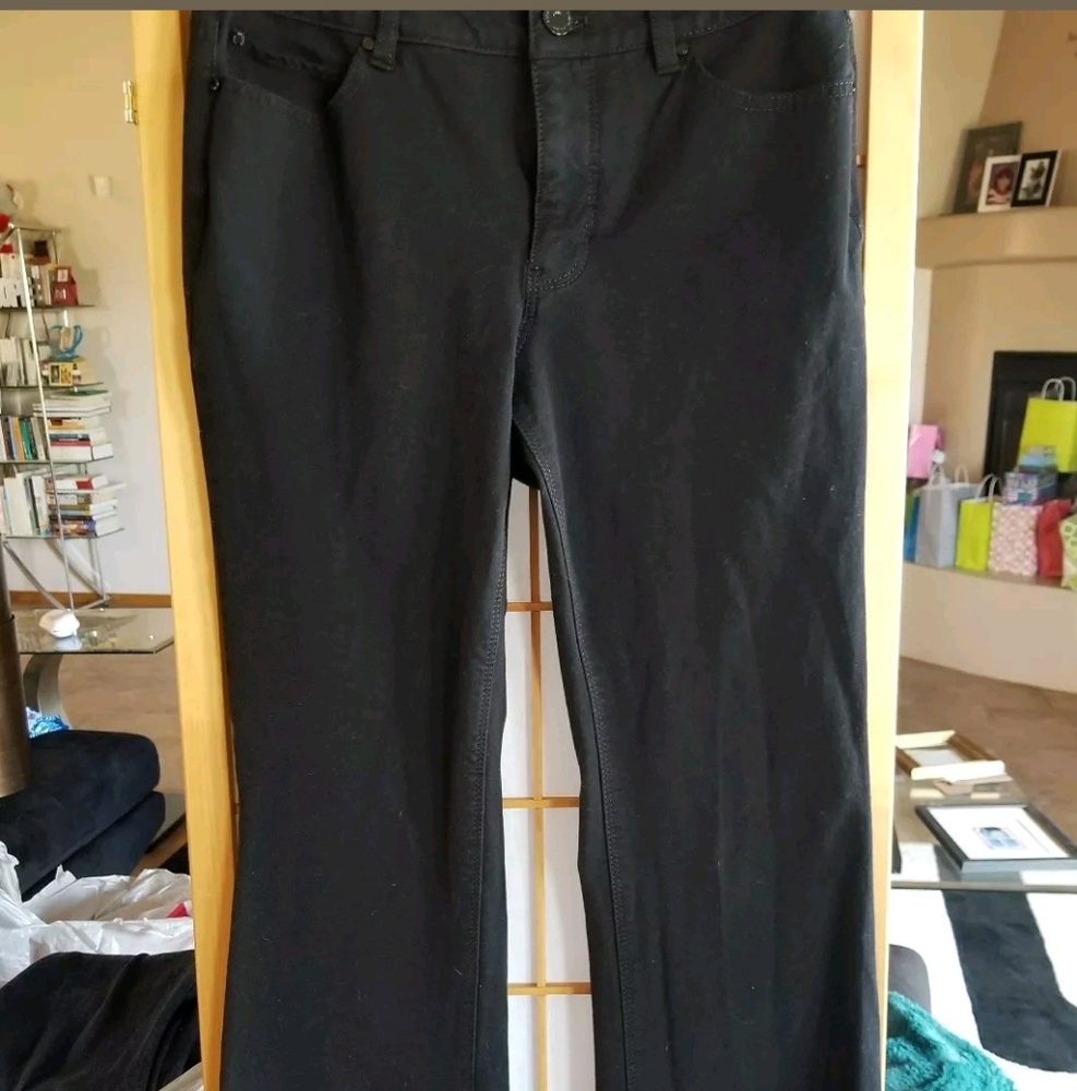 White House Black Market Black Bootcut Jeans,  2